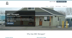 Desktop Screenshot of abcstorages.com